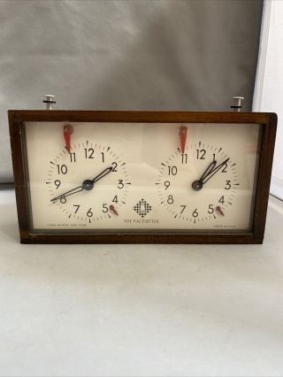 Vintage The Pacesetter Chess Clock From The 1960s Made In Usa