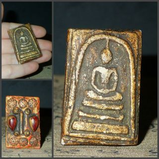 Phra Buddha Somdej Toh Rakhang,  Love Charm Amulet Rare Takrut Kp20