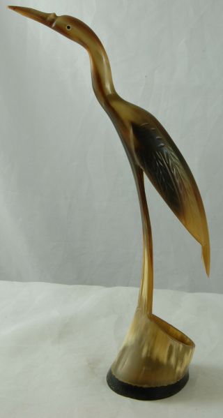 Bird Carved From Horn