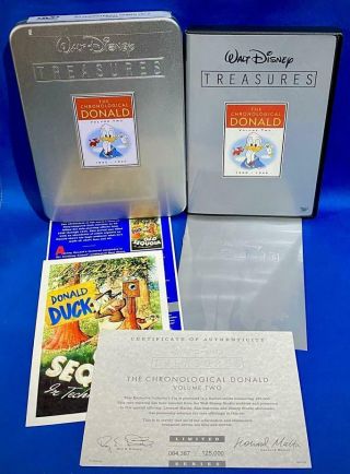 The Chronological Donald Vol.  2 : Disney Treasures Tin,  Case & Inserts Only