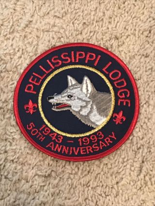 Pellissippi Lodge 230 50th Anniversary Blue Jacket Patch