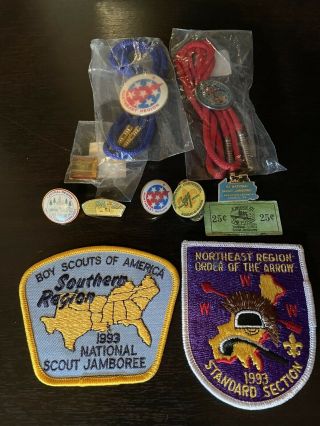 Boy Scout Patches Pins Bolo Ties.  National Jamboree.  Oa,  Noac.  Bsa Memorabilia