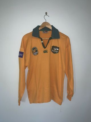 Vintage 90s Australian Wallabies Jersey Size Medium Canterbury