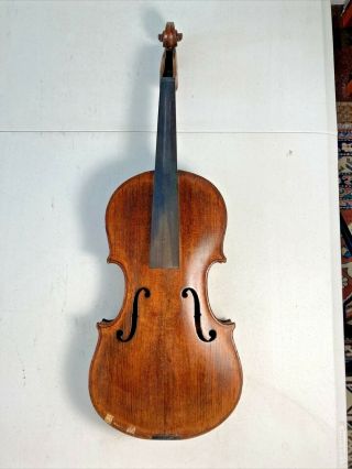 Antique London 1882 Finely Made Violin With Tiger Maple Back & Neck 4