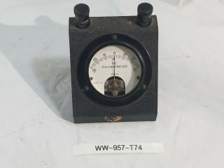 Antique Weston " Galvanometer " Dc Gauge Model 375 Steampunk Art