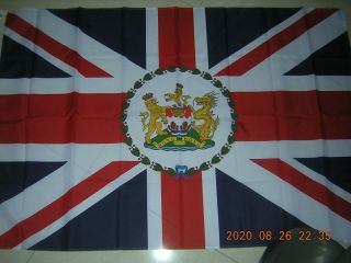 British Empire Flag 1959 - 1997 British Hong Kong Hk Governor Blue Ensign 3x5ft