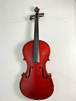 E.  Frank Chapman Haverhill Mass.  Maker 1888 Antique Finely Made Violin 1