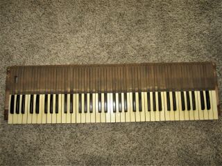 Full Set Antique Piano Keys Victorian Parlor Pump Reed Organ Keyboard Parts Art