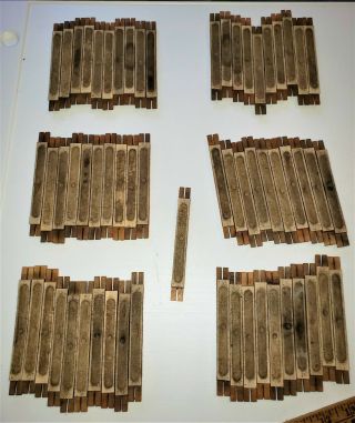 61 Pallet Valves From A Vintage Ab Chase Reed Pump Organ
