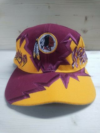 Washington Redskins Vintage 90s Drew Pearson Shockwave Graffiti Nfl Snapback Hat