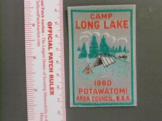 Boy Scout Camp Long Lake 1960 Woven Wi 9920w