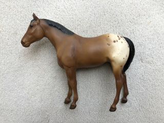 Vintage Breyer Quarter Horse Yearling 103 Matte Bay Appaloosa Spot Variation