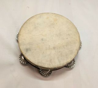 Antique Late 19th Century / Early 20th Century Tambourine 7 "