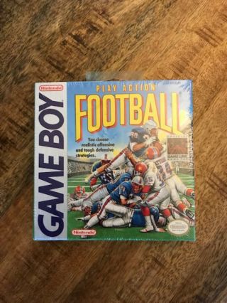 Vintage 1990 Nintendo Game Boy Play Action Football Game Factory