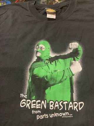 Vintage Trailer Park Boys 2004 Bubbles The Green Bastard Show Case T - Shirt Xl