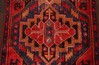 Antique Geometric Traditional Oriental Area Rug Hand - knotted Wool 4x6 ft Carpet 4