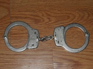 Vintage Smith & Wesson Hand Cuffs,  No Key,  Made In Usa