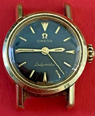Vintage Omega Ladymatic 17 Jewel Watch - Nonworking - Parts/repair