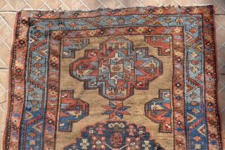 Antique Kurdish Veramin area rug 2