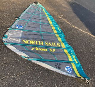 Vintage Prisma 5.  0 Windsurfing Sail - North Sails 4.  35 Mast 1.  72 Boom Beautiful￼