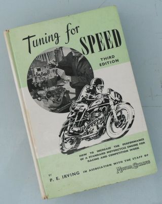 Phil Irving Motorcycle Tuning Book Vincent Hrd Norton Jap Bsa Triumph Lucas Amal