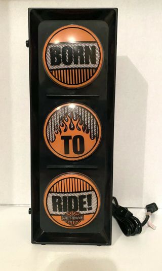 Harley Davidson Flashing " Born To Ride Light "
