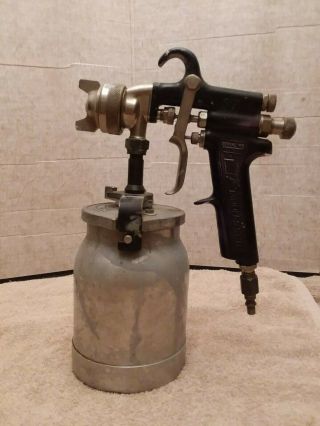 Vintage Paint Spray Gun Binks Model 7 With Cup