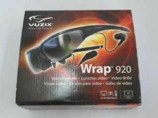 Vintage Vuzix Iwear Av920 Video Eyewear Personal Video Display Glasses Model 329