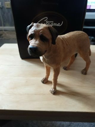 Castagna Bull Mastif Dog Figure Made In Italy Boxed