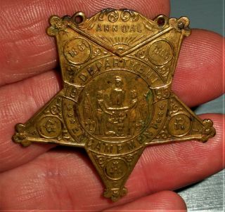 1895 Gar Grand Army Of The Republic Union Army Civil War Reunion Medal Vafo