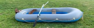 Vintage World Famous Brand Two Chamber Inflatable 6 Person Camping Raft - L@@k