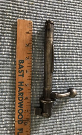Vintage Unknown Mauser Rifle Bolt Complete With Matching Numbers