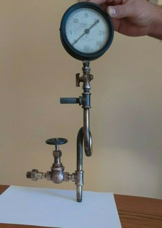 Charles Miller And Son Co Utica Ny,  Ashcroft American Bridgeport Ct Steam Gauge