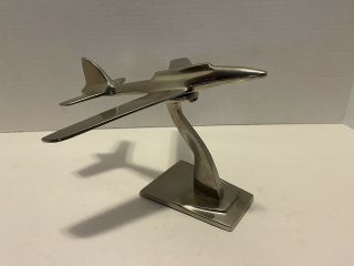 Cast Aluminum Jet Airplane Desk Top Model Display
