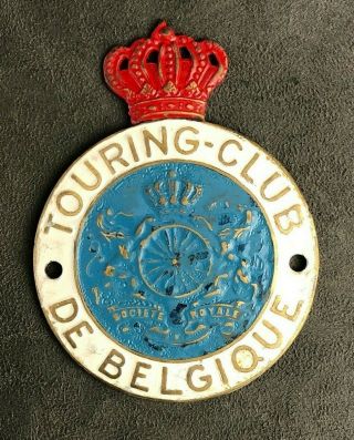 Touring Club De Belgique Belgium Motor Car Badge Emblem