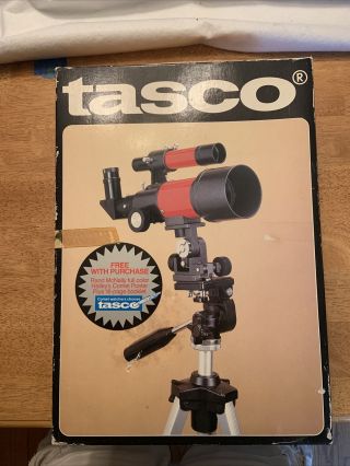 Vintage Tasco Telescope - 13 - 120 X 60 Mm 99vr -