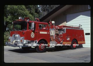 Contra Costa County Fpd Ca 1978 Mack Cf Pumper Fire Apparatus Slide