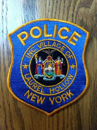 Village Of Laurel Hollow,  Ny (nassau County) Police Patch - - Last One