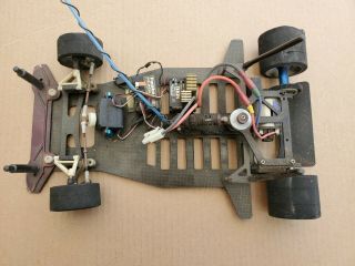 Vintage Team Associated Rc10l Pan Car Bolink Roller Chassis