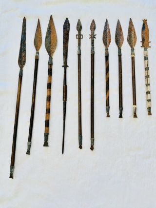 Antique/vintage African Spear Heads/tips