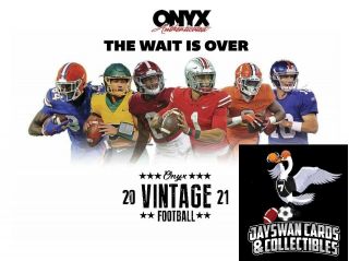 Zach Wilson 2021 Onyx Vintage Football 24 Box Full Case Break
