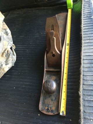 Vintage Stanley Bailey No 7 Corrugated Bottom 22 " Hand Joiner Wood Plane
