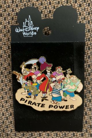 Disney Return To Neverland Peter Pan Pirate Power Hook Smee Crew Island Pin 9875