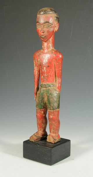Old Male Colon Figure From West Africa,  Baule