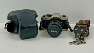 Vintage Nikon Fm10 35mm Slr Film Camera W/ai - S 35 - 70mm F3.  5 - 4.  8 Japan