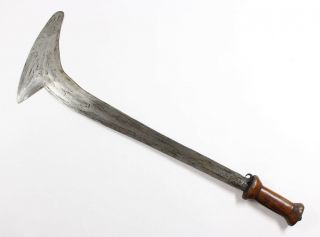 Antique 1900 African Gbaya Bumali large knife Congo Cameroon sword RARE 3