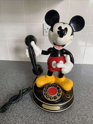 Vintage Walt Disney Mickey Mouse Telephone Rare Spares