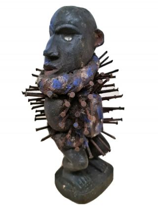 African Tribal - Bakongo Nkisi Nail Fetish Figure - DR Congo Fes - Lcy ACB 3
