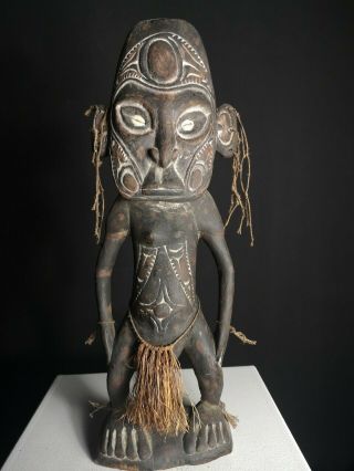 Old Very Large Ancestor Spirit Figure,  Mindimbit,  Papua Guinea,  Png,  Tribal