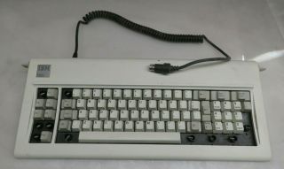 Vintage Ibm Model F Clicky Keyboard W/ Wire - 10 Keys Missing - -